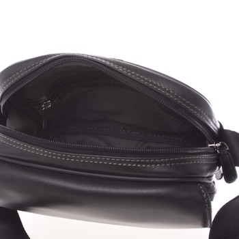 Pánská kožená taška přes rameno na doklady černá - Gerard Henon Sheldon