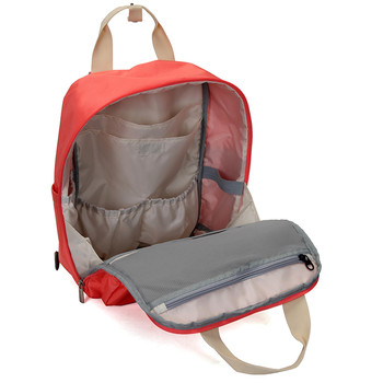 Plně funkční dámský batoh lososový - Travel Plus 0632