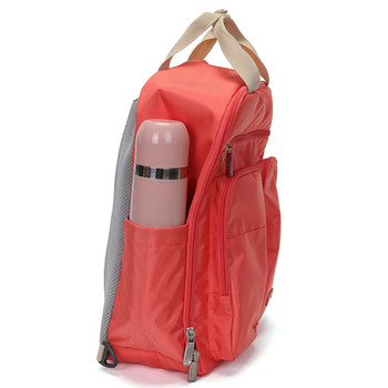 Plně funkční dámský batoh lososový - Travel Plus 0632