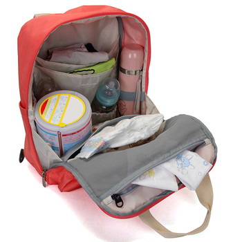 Plně funkční dámský batoh lososový - Travel Plus 0632