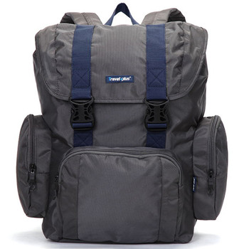 Velký šedý cestovní batoh - Travel plus 7503