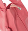 Elegantní růžová kožená kabelka přes rameno - ItalY Nyse