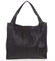 Elegantní černá kožená kabelka přes rameno - ItalY Nyse