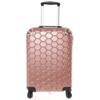 Růžový cestovní kufr pevný - Ormi Hive L