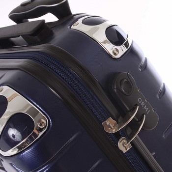 Tmavě modrý cestovní kufr pevný - Ormi Hive M
