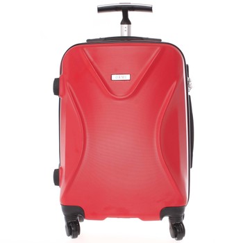 Originální pevný cestovní kufr červený - Ormi Cross M