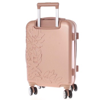 Dámský pevný růžový cestovní kufr - Lumi Lule M