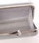 Módní dámské perleťové psaníčko silver - Delami V437