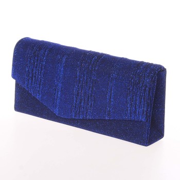 Elegantní dámské glitterové psaníčko tmavě modré - Delami L023