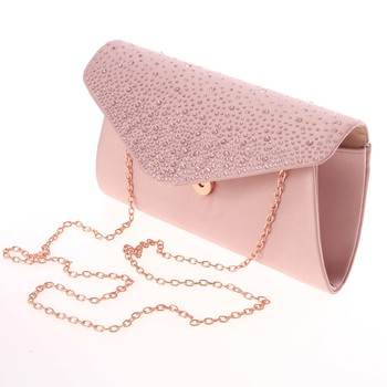 Originální dámské psaníčko tmavě růžové - Delami D683