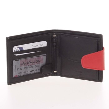 Pánská kožená peněženka černá - Delami 11816