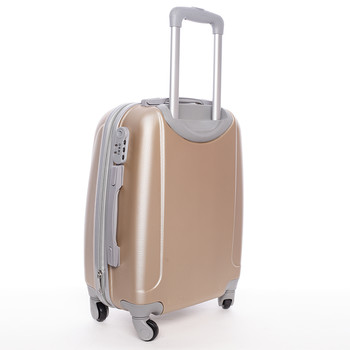 Pevný cestovní kufr zlatý - Ormi Evenger L