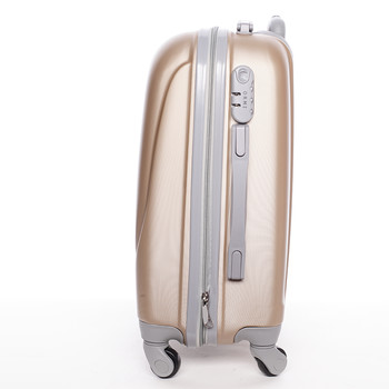Pevný cestovní kufr zlatý - Ormi Evenger L