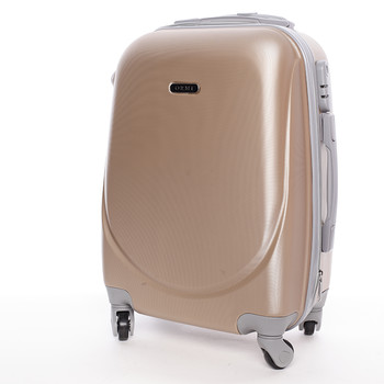 Pevný cestovní kufr zlatý - Ormi Evenger L