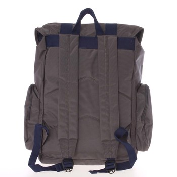 Velký šedý cestovní batoh - Travel plus 7503