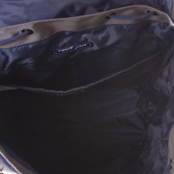 Velký šedý cestovní batoh - Travel plus 7503