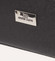 Pevná luxusní černá kožená kabelka saffiano - Annie Claire 4012