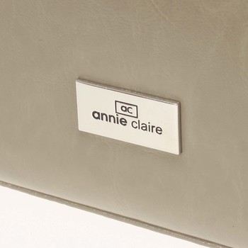 Pevná luxusní camel kožená kabelka - Annie Claire 2212