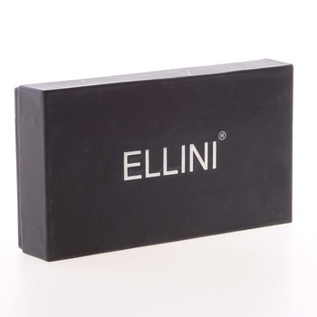 Praktická dámská větší černá kožená peněženka - Ellini Patia