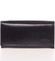 Velká dámská černá kožená peněženka - Bellugio Omega