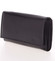 Velká dámská černá kožená peněženka - Bellugio Omega