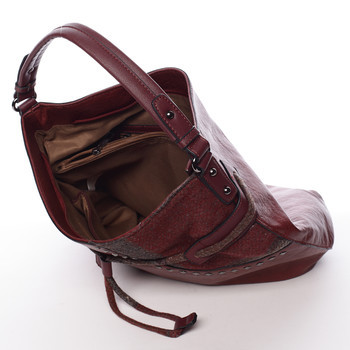 Originální dámská kabelka červená - MARIA C Skyler