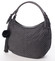 Módní dámská šrafovaná kabelka šedá - MARIA C Abbigail