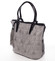 Jedinečná dámská semišová kabelka šedá - MARIA C Emmalee
