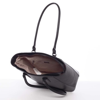 Elegantní dámská černá pevná kabelka - David Jones Anaya