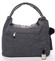 Trendy dámská velká vzorovaná kabelka šedá - MARIA C Chana