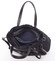 Exkluzivní kožešinová kabelka do ruky černá - MARIA C Zoey