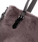 Exkluzivní kožešinová kabelka do ruky šedá - MARIA C Zoey