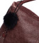 Moderní velká dámská kabelka tmavě růžová - MARIA C Aryanna