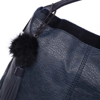 Moderní velká dámská kabelka modrá - MARIA C Aryanna