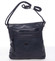 Trendy měkká crossbody kabelka modrá - Delami Devyn