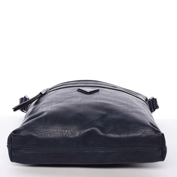 Trendy měkká crossbody kabelka modrá - Delami Devyn