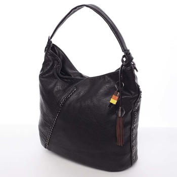 Trendy dámská kabelka do ruky černá - MARIA C Macie