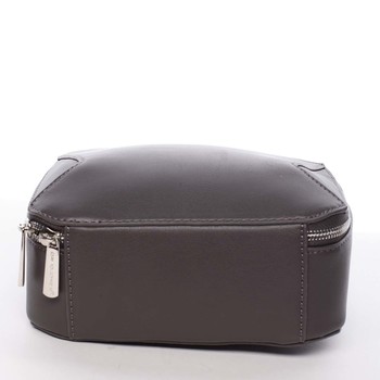 Nadčasová dámská tmavě šedá kabelka do ruky - David Jones Cube