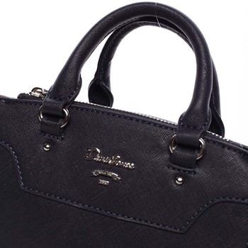 Malá luxusní kabelka do ruky tmavě modrá - David Jones Phaedra