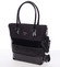 Atraktivní dámská černá kabelka s glitterem - David Jones Persis