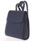 Luxusní stylový strukturovaný dámský batoh tmavě modrý - Hexagona Luigi 