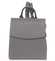 Luxusní stylový strukturovaný dámský batoh šedý - Hexagona Luigi 