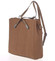 Elegantní strukturovaný hnědý batůžek/kabelka - Hexagona Bure