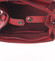 Luxusní strukturovaný dámský batůžek tmavě červený - Hexagona Jurry