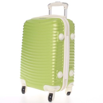 Zelený palubní cestovní kufr pevný - Ormi Jellato XS