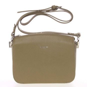 Módní dámská khaki crossbody kabelka - David Jones Federica