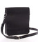 Černá luxusní kožená taška přes rameno Kabea Luxor