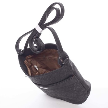 Dámská atraktivní crossbody kabelka černá - Silvia Rosa Tanitha