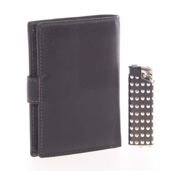 Černá pánská kožená peněženka - SendiDesign Sampson