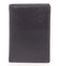 Volná pánská kožená peněženka černá - SendiDesign Priam